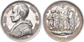 Medaillen alle Welt: Italien-Kirschenstaat: Silbermedaille 1903 (AN XXVI), Stempel von Bianchi, auf die Gründung der Kommission für Bibelstudien, 'Bar...