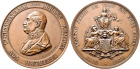 Medaillen alle Welt: Österreich, Wien: Bronzemedaille 1859 von Jauner, auf das 50jährige Dienstjubiläum des Militärgouverneurs in Wien und Chef der ob...