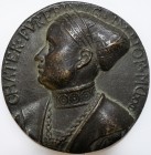 Medaillen Deutschland: Renaissance: Einseitige Bronzemedaille 1580, Chater Furerin G. Imhof, 87 mm, späterer Guss, vorzüglich.
 [differenzbesteuert]...