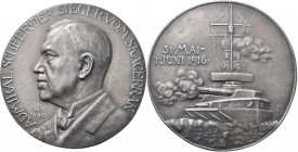 Medaillen Deutschland: 1. Weltkrieg 1914-1918: Bronzemedaille 1916 von H. Kaufmann, Werkstatt Ball, Berlin. Auf den deutschen Admiral Reinhard Scheer ...