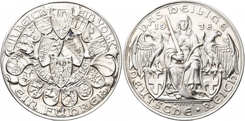 Medaillen Deutschland: Drittes Reich 1933-1945: Große Medaille 1938 von K. Götz:...