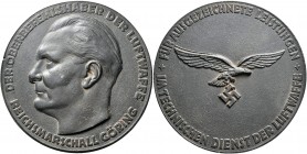 Medaillen Deutschland: Drittes Reich 1933-1945: Medaille 1933. Kopf nach Links, Umschrift Der Oberbefehlshaber der Luftwaffe, Reichsmarschall Göring /...