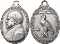 Medaillen Deutschland - Personen: Emil Rathenau: Silbermedaille 1908 von Hermann Hahn, Für Verdienste und Treue, gestiftet anlässlich des 70. Geburtst...