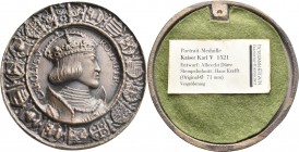 Medaillen Deutschland - Geographisch: Nürnberg: Großes Bronzemedaillon 1521, von Hans Kraft nach einem Entwurf von Albrecht Dürer, als Geschenk der St...
