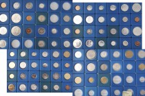Amerika: Diverse Münzen aus USA, Kanada, Mittel- und Südamerika. Überwiegend Typensammlung – nach Nominalen gesammelt. Die meisten Münzen sind in Münz...