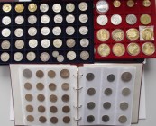 Nordamerika: Kleine Sammlung im Münzkoffer und Album mit Münzen aus Kanada und den USA, bisschen Medaillen/Münz-NP auch dabei, teils Silbermünzen.
 [...