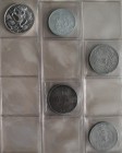 China - Volksrepublik: Kleines Album mit diversen Münzen, dabei Cash Münzen, Dollar Münzen sowie ein Panda 1989.
 [differenzbesteuert]