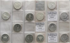 Kanada: Ein Album mit Typensammlung Münzen Canada, viele Silbermünzen dabei.
 [differenzbesteuert]