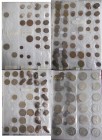 Finnland: Ein Album mit Kleinmünzen aus Finnland, dabei auch eine Seite mit Münzen unter russischen Herrschaft und ein paar Gedenkmünzen aus Silber um...