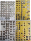 Frankreich: Umfangreiche Jahrgangssammlung von Französichen Münzen des 20. Jahrhunderts. Auf 2 Kartons verteilt, 7 prallgefüllte Alben mit Münzen von ...