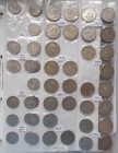 Großbritannien: Auf 2 Kartons verteilt, 4 volle und schwere Alben mit Münzen aus England von Farthing, Pence bis Pound. Nach Jahrgängen und Nominalen ...