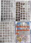 Österreich: Eine sehr umfangreiche Sammlung an Münzen aus Österreich, überwiegend der Zweiten Republik. Dabei Kleinmünzen von Groschen und Schillingen...