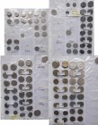 Serbien: Serbien - Jugoslawien: Sammlung diverser Münzen nach Nominalen und Jahrgängen sortiert, teilweise mehrfach, dabei einige Silbermünzen, von Pa...