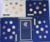 Vatikan: Lot 4 x Premium Goldsatz Vatikan der Jahrgänge 2006, 2011, 2012 (2x) Jeder Satz numeriert, Auflage nur 500 Stück. Dabei noch 3 Euro-Probensät...