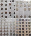 Deutschland: Ein Album voll mit Münzen aus Deutschland, angefangen mit altdeutschen Kleinmünzen, bisschen Ausland und Medaillen, bis zu Silbermünzen a...