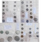 Deutschland: Typensammlung Deutschland bis 1945. Ein Album mit über 60 Münzen, dabei Kleinmünzen des Kaiserreiches mit 50 Pfennig 1875 D (J. 7) und 18...