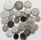 Deutschland: Eine Tüte mit diversen Münzen aus Deutschland, dabei Taler 1800 Friedrich August von Sachsen mit Henkelspur, 5 Gulden Danzig 1932 als Bel...