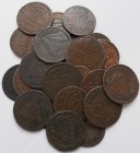 Altdeutschland und RDR bis 1800: Münster: Lot 25 nicht näher bestimmter Kleinmünzen um 1750. Überwiegend Kupfer Pfennige (II, III, 4 und VI).
 [diffe...