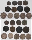 Altdeutschland und RDR bis 1800: Paderborn: Lot 13 Münzen, dabei Kupferpfennige (8 Stück) und Groschen (1/24er, 1611-1618).
 [differenzbesteuert]
