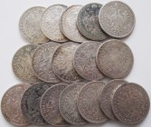 Haus Habsburg: Lot 17 x 1 Florin 1858 - 1890 von Franz Joseph I.
 [differenzbesteuert]
