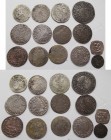 Haus Habsburg: Lot 14 nicht näher bestimmten Münzen aus dem Haus Habsburg, überwiegend 3 Kreuzer Ferdinand und Leopold um 1650.
 [differenzbesteuert]...