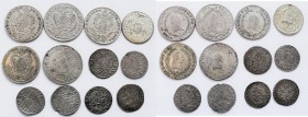 Haus Habsburg: Lot 12 Kleinsilber-Münzen, 3 und 6 Kreuzer, meist 18. Jhd., sehr schön.
 [differenzbesteuert]