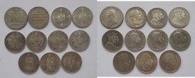 Preußen: Lot 11 diverse Taler, 1802-1871.
 [differenzbesteuert]