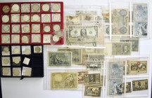 Deutsches Kaiserreich: Interessantes Lot von insgesamt 33 Silbermünzen, 8 x 5 Mark, 16 x 3 Mark, 6 x 2 Mark sowie Preußen 1 Krönungstaler 1861, 1 Sieg...