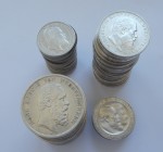 Württemberg: Lot 69 Münzen, dabei: 2er (20x), 3er (31x) und 5er (18x). Verschiedene Jahrgänge, teilweise mehrfach, überwiegend sehr schön.
 [differen...