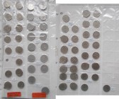 Drittes Reich: Münzhüllen mit Münzen des Dritten Reiches, dabei: 50 Reichspfennig aus Nickel 1938-1939 (J. 365), 50 Reichspfennig aus Alu 1935-1944 (J...