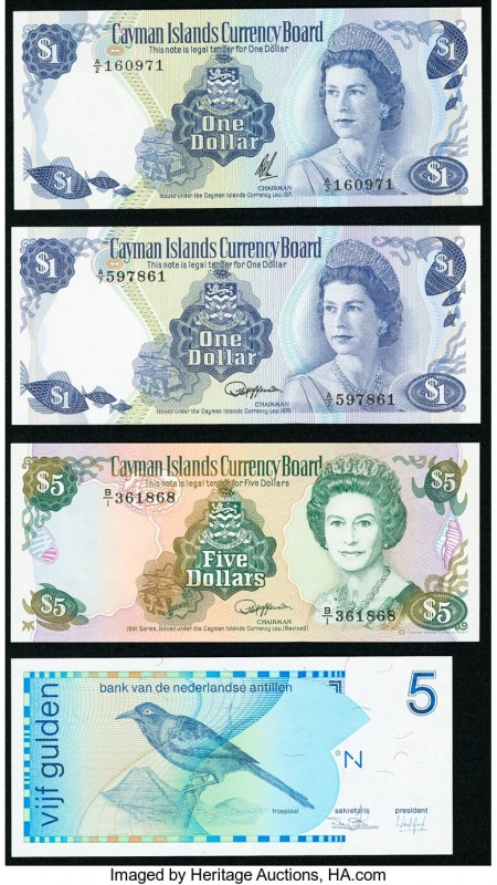 World (Aruba, Cayman Islands, Netherland Antilles) Group Lot of 8 Examples About...