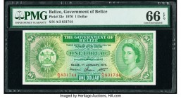 Belize Government of Belize 1 Dollar 1.1.1976 Pick 33c PMG Gem Uncirculated 66 EPQ. 

HID09801242017

© 2020 Heritage Auctions | All Rights Reserve