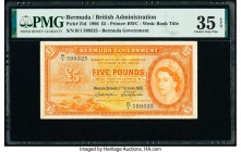 Bermuda Bermuda Government 5 Pounds 1.10.1966 Pick 21d PMG Choice Very Fine 35 EPQ. 

HID09801242017

© 2020 Heritage Auctions | All Rights Reserve