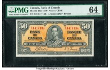 Canada Bank of Canada $50 2.1.1937 Pick 63b BC-26b PMG Choice Uncirculated 64. 

HID09801242017

© 2020 Heritage Auctions | All Rights Reserve