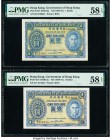 Hong Kong Government of Hong Kong 1 Dollar ND (1940-41) Pick 316 KNB13a Two Examples PMG Choice About Unc 58 EPQ (2). 

HID09801242017

© 2020 Heritag...