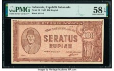 Indonesia Republik Indonesia 100 Rupiah 26.7.1947 Pick 29 PMG Choice About Unc 58 EPQ. 

HID09801242017

© 2020 Heritage Auctions | All Rights Reserve...