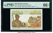 Mali Banque Centrale du Mali 500 Francs ND (1973-84) Pick 12a PMG Gem Uncirculated 66 EPQ. 

HID09801242017

© 2020 Heritage Auctions | All Rights Res...