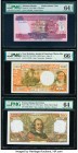 Solomon Islands Central Bank of Solomon Islands 10 Dollars ND (1996) Pick 20* Replacement PMG Choice Uncirculated 64 EPQ; New Hebrides Institut d'Emis...