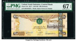 United Arab Emirates Central Bank 200 Dirhams 2017 / AH1438 Pick 31d PMG Superb Gem Unc 67 EPQ. 

HID09801242017

© 2020 Heritage Auctions | All Right...