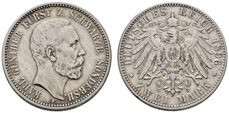 Silbermünzen des Kaiserreiches
Schwarzburg-Sondershausen
Karl Günther 1880-190...