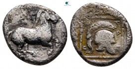 Kings of Macedon. Aigai. Perdikkas II 451-413 BC. struck ca. 415-413 BC. Tetrobol AR