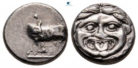 Mysia. Parion 400-300 BC. Hemidrachm AR