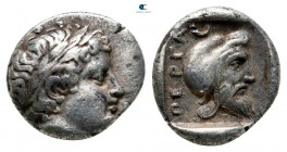 Mysia. Pergamon. Gongylos or Eurysthenes as satrap circa 450-400 BC. Diobol AR