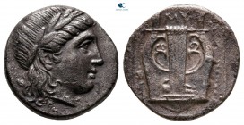 Lesbos. Mytilene circa 350-250 BC. Hemidrachm AR