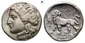 Ionia. Miletos . ΘEOΔΩPOΣ (Theodoros), magistrate 260-250 BC. Drachm AR