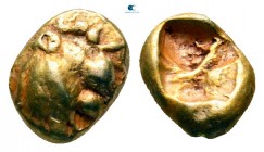 Lydia. Sardeis. Alyattes II 610-560 BC. 1/12 Stater EL or Hemihekte