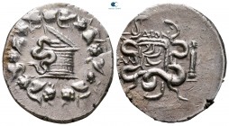 Lydia. Tralleis. ΔΙΟΝ- (Dion-), magistrate circa 133 BC-AD 50. Cistophoric Tetradrachm AR