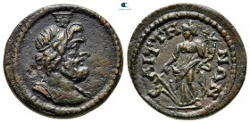 Lydia. Saitta. Pseudo-autonomous issue AD 198-268. Bronze Æ