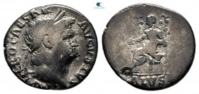 Nero AD 54-68. Rome. Denarius AR