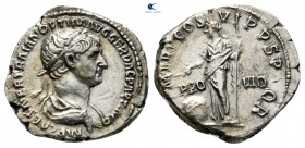 Trajan AD 98-117. Rome. Denarius AR